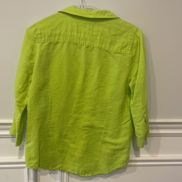 Gap Green Linen Shirt - Picture 4 of 5